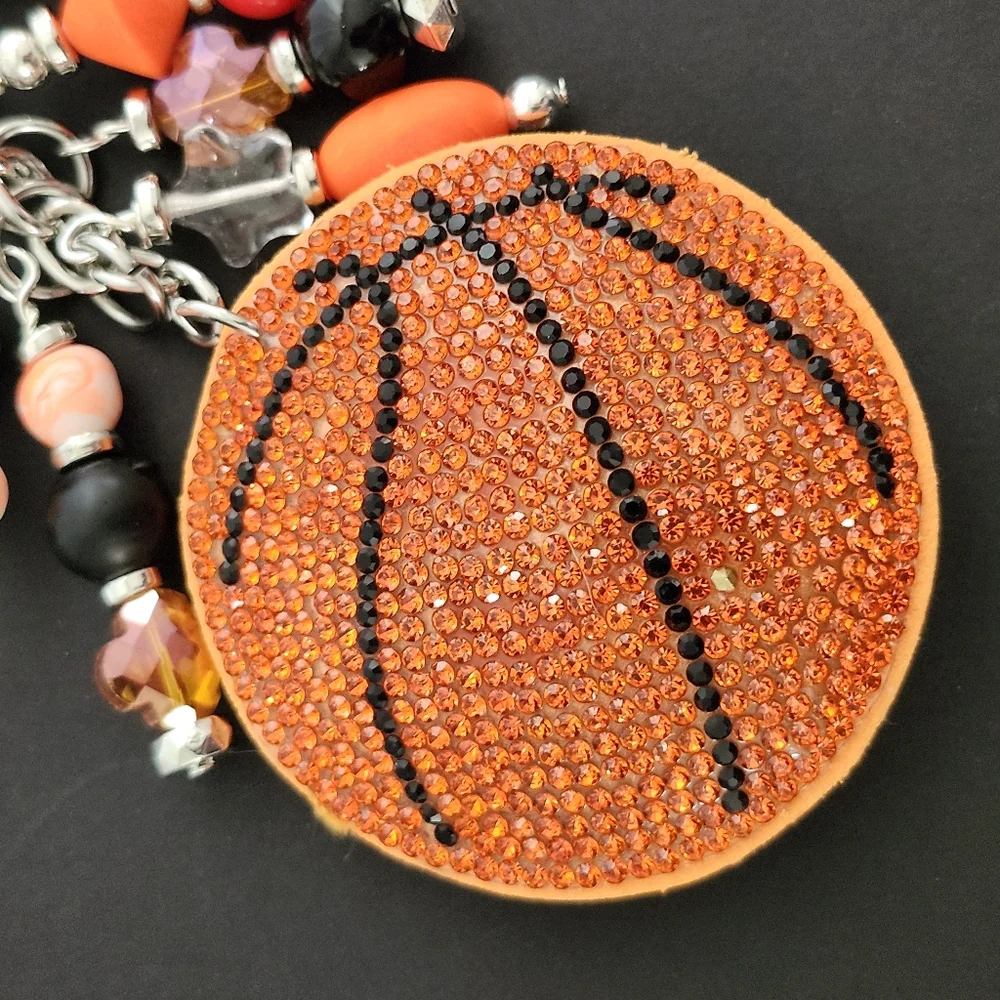 Handmade sparkling basketball